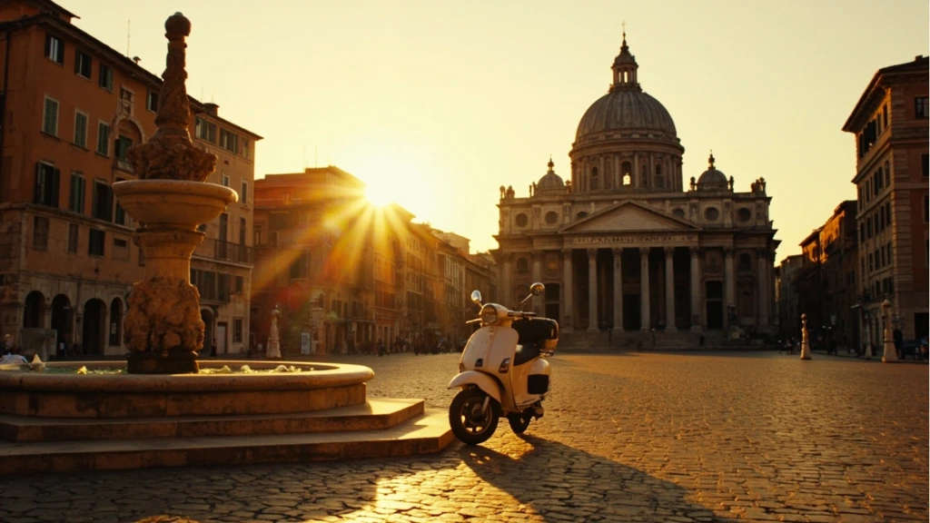The Centro Storico at dawn
